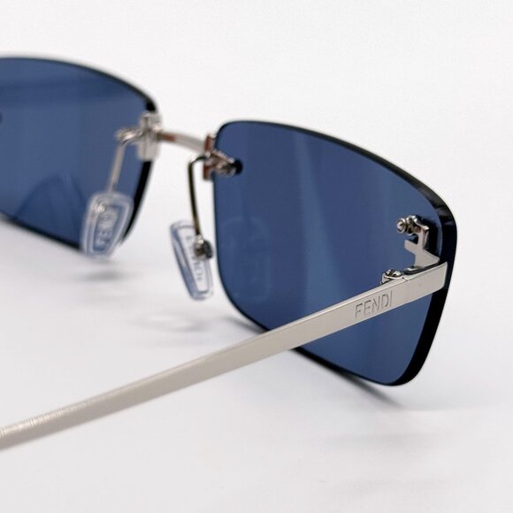 NEW FE4172US 16X BLUE SILVER UNISEX SUNGLASSES FENDI FE4172US - Picture 9 of 14
